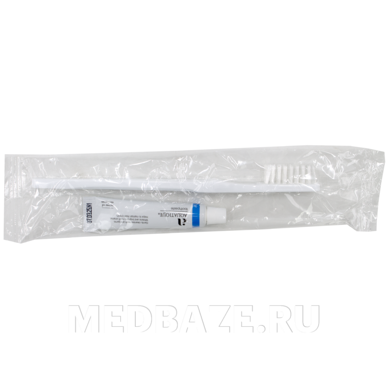 Зубной набор, щетка+паста, Flow-pack