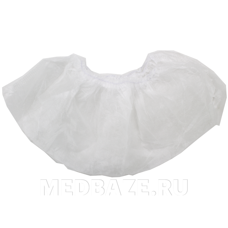 Носки бахилы, одноразовые, индивидуальная упаковка пары, белый, (МСП20С/125), Медсервис Плюс/Новгород, 50 пар/уп