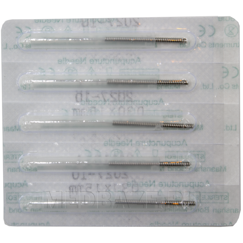 Игла акупунктурная с направителем одноразовая 0.30*15 мм, Субал, 100 шт/уп