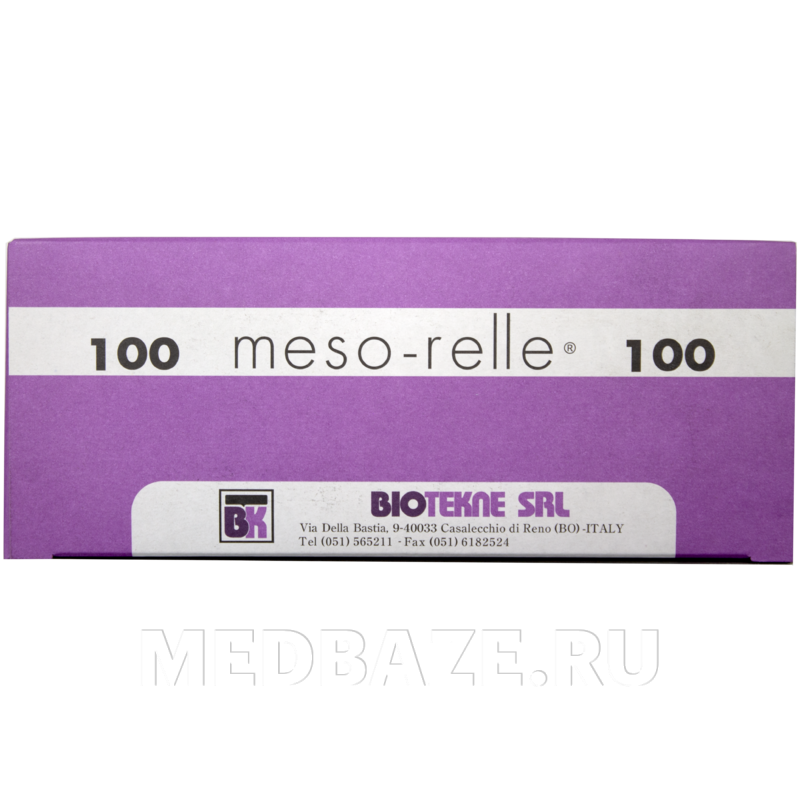 Игла Meso-relle 33G 0.20*12 мм, 100 шт/уп