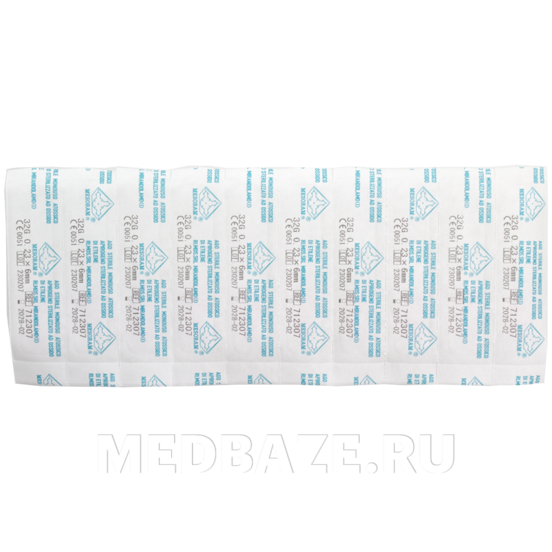 Игла Mesoram 32G 0.23*6 мм, (712307), 100 шт/уп