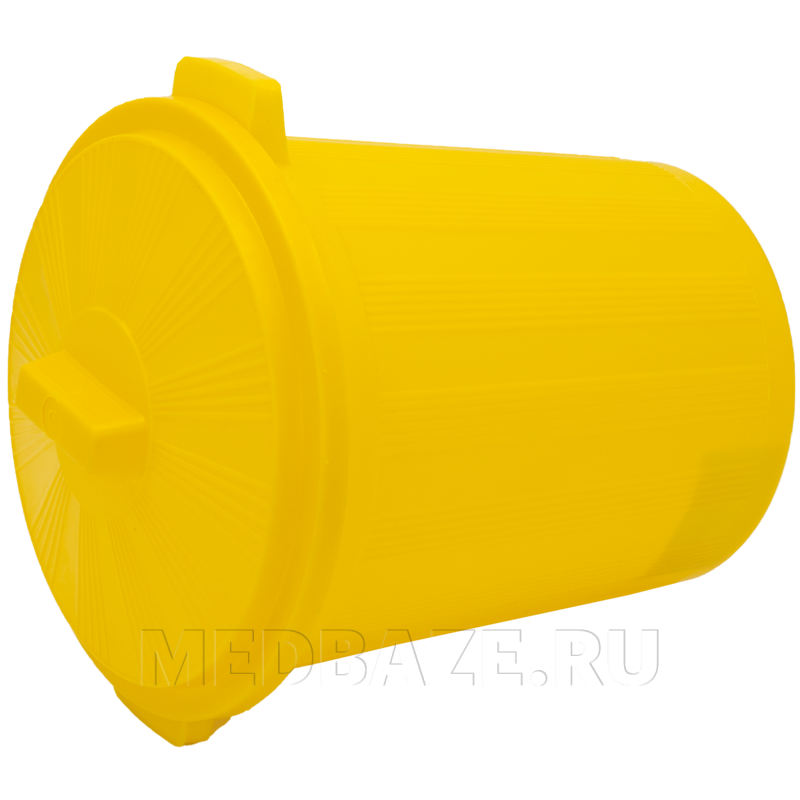 Бак 12 л, для медицинских отходов, желтый