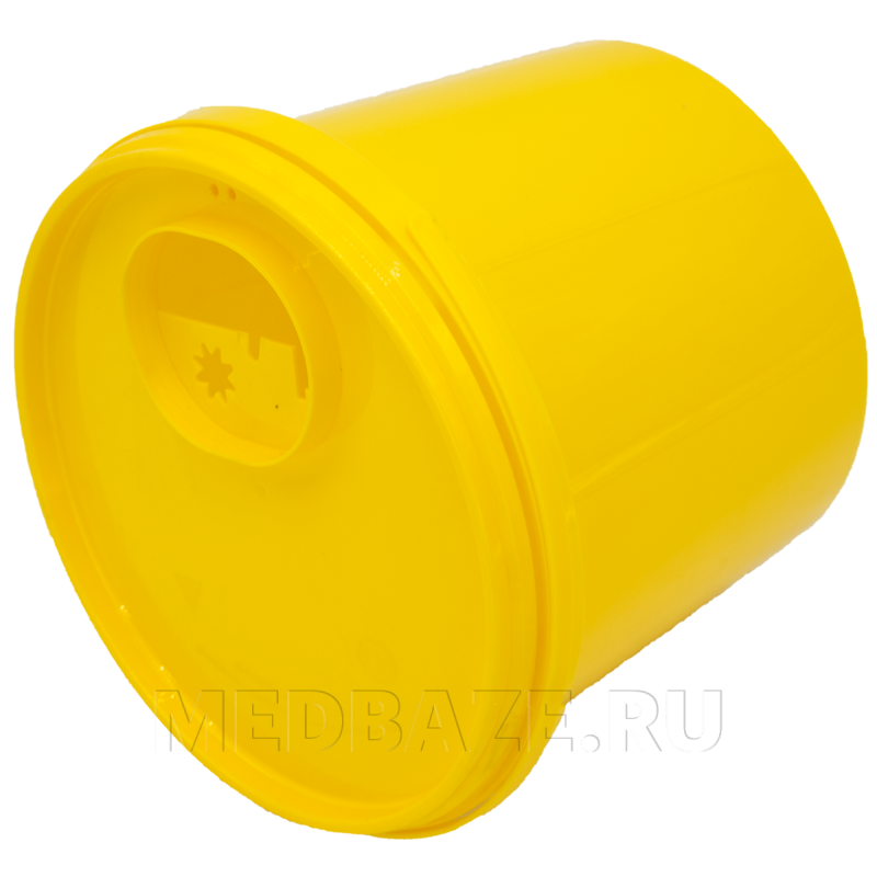 Емкость-контейнер 2 л, для утилизации игл, Медком