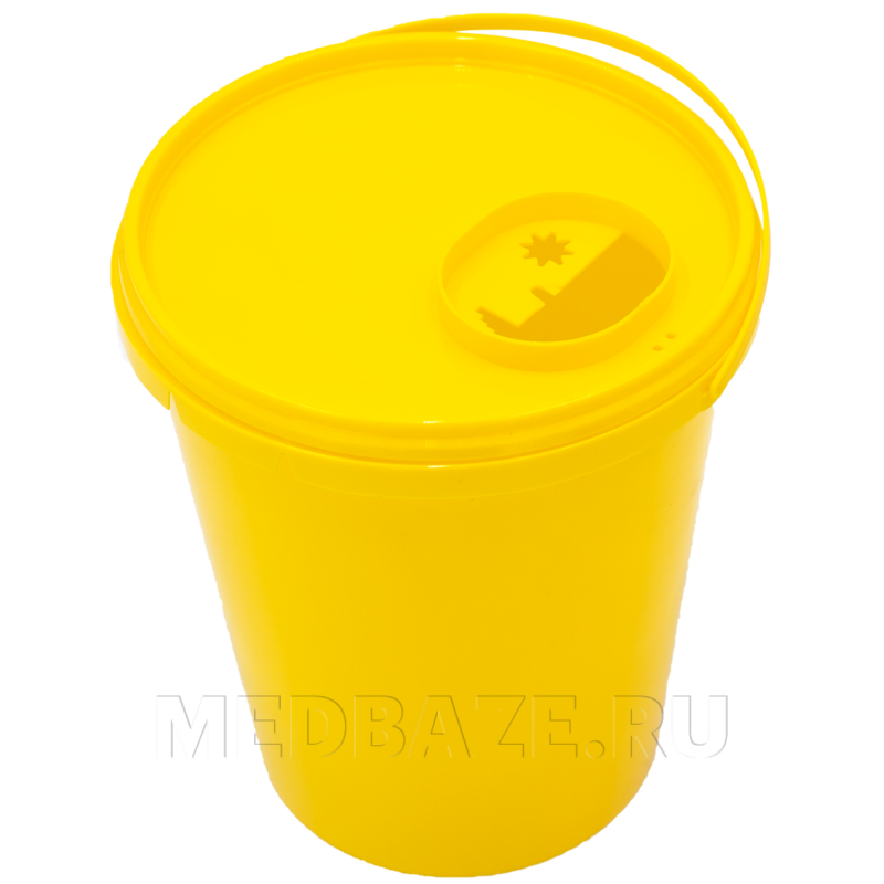 Емкость-контейнер 3 л, для утилизации игл, Медком