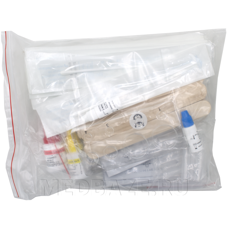 Тест полоски Стрептатест экспресс для диагностики В-гемолитического стрептокока группы А, Биосинекс, 20 шт/уп