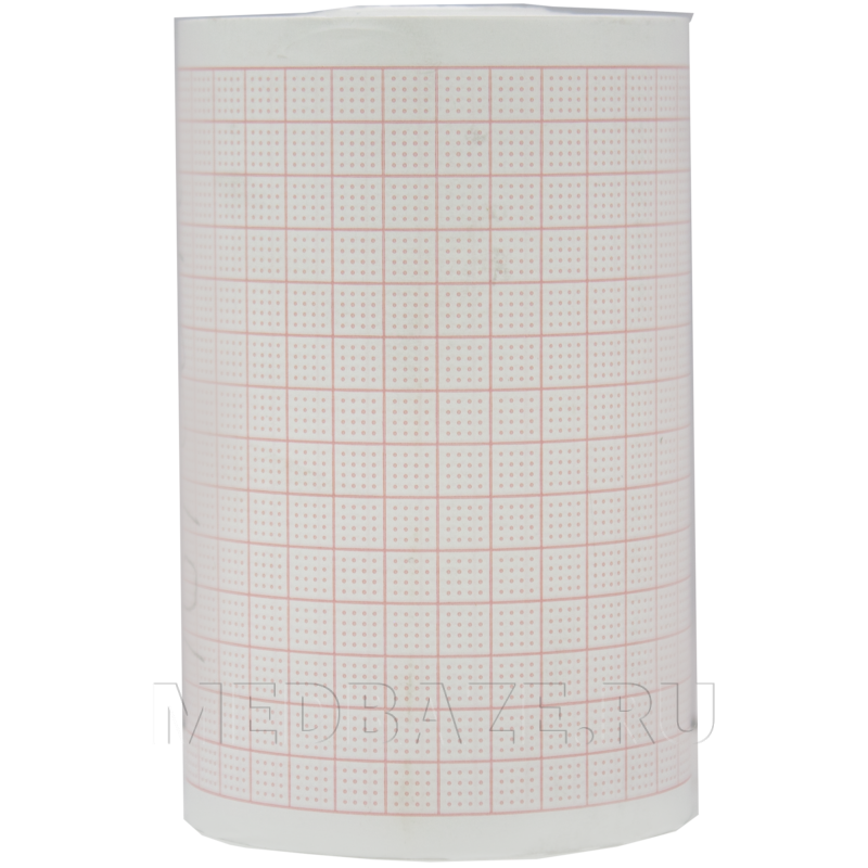 Лента тепловая регистрационная для ЭКГ 80 мм*30 м*18 мм наружная намотка, клетка (25254, 555480, 479203), Heart Screen