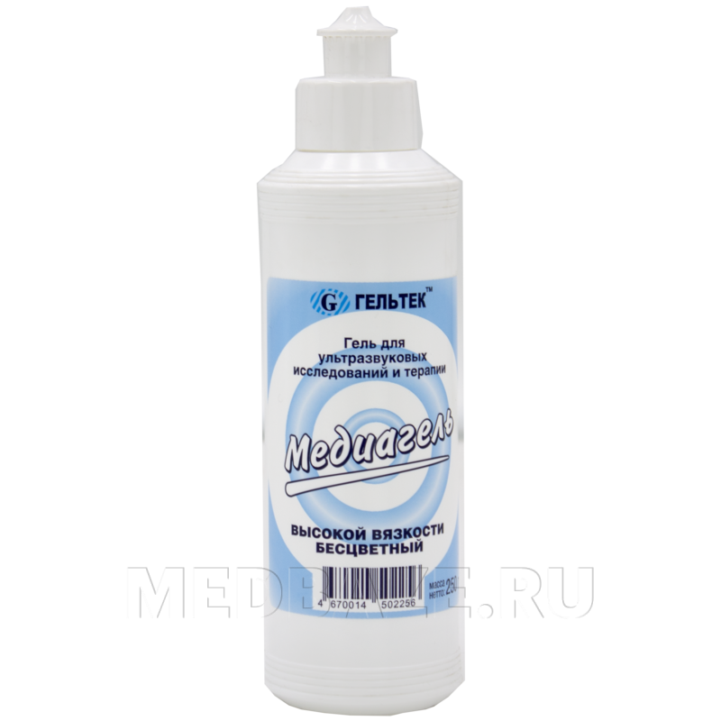 Гель для УЗИ Медиагель, высокая вязкость, бесцветный, 250 г