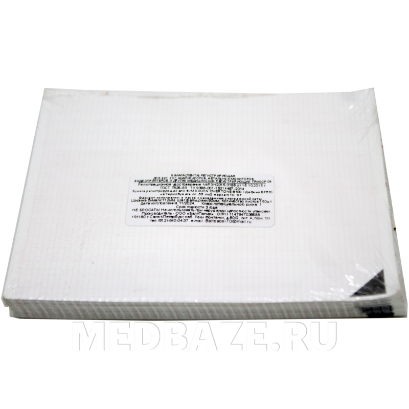 Бумага для КТГ Dixis Overton 6100/Дафина BF610, 112*90 мм (2046, 158165, 2058), 150 лист/пачка