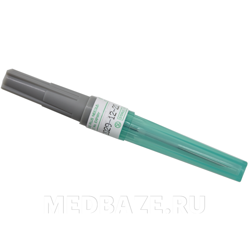 Игла двусторонняя с прозрачной камерой 21G 0.8*38 мм, зеленый (450040), Vacuette, 100 шт/уп