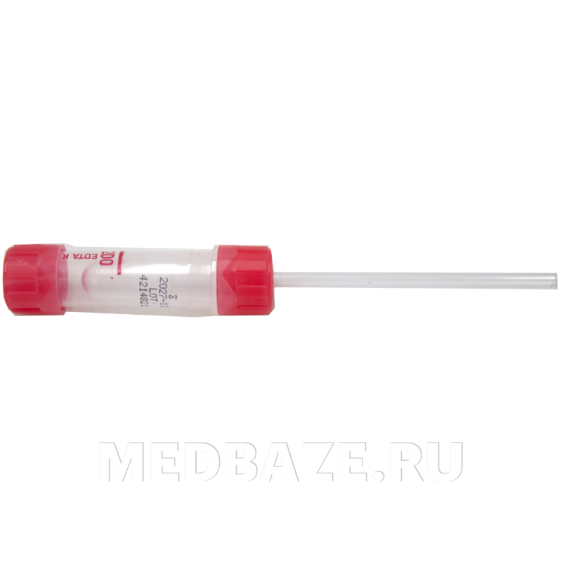 Пробирка для взятия капиллярной крови Microvette К3 ЭДТА (20.1288.800), Sarstedt, 100 шт/уп