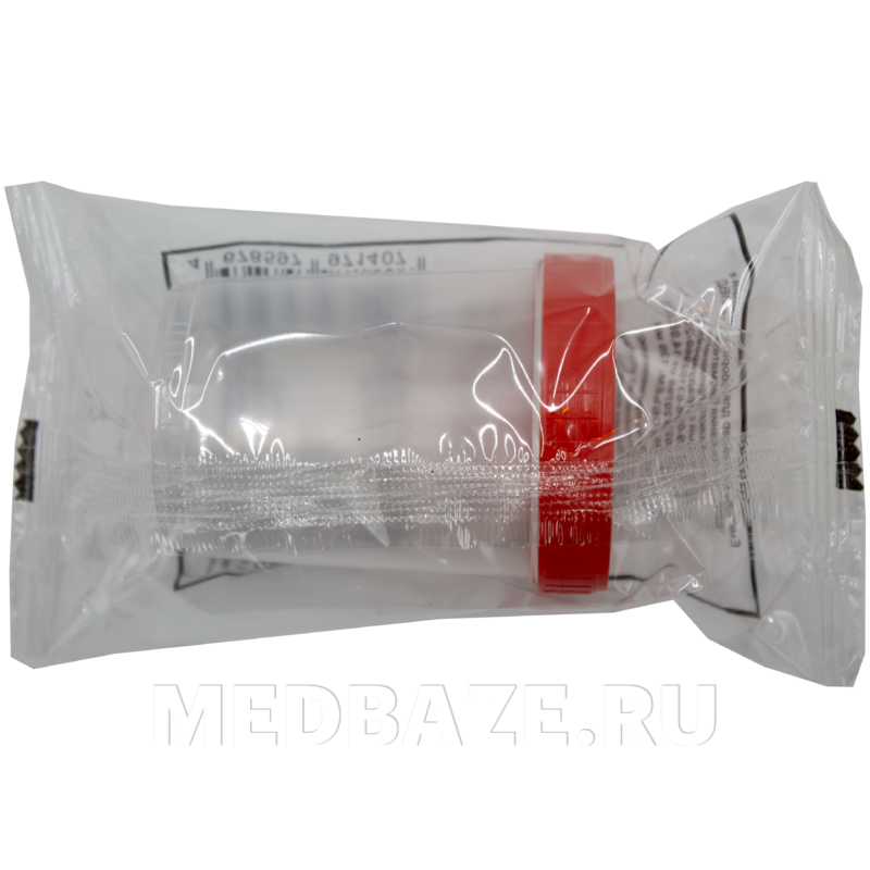 Контейнер для мочи 120 мл, стерильный (КБЛ-120), Медком