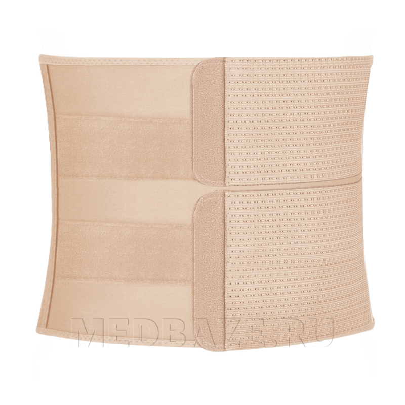 Бандаж послеоперационный абдоминальный, двойная утягивающая панель, высота 25 см, ПО-25P, Экотен