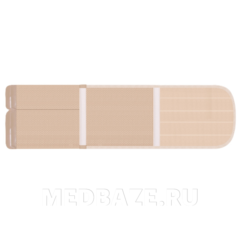 Бандаж послеоперационный абдоминальный, двойная утягивающая панель, высота 25 см, ПО-25P, Экотен