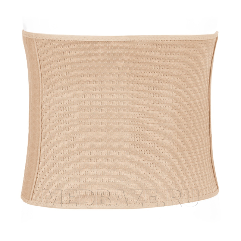 Бандаж послеоперационный абдоминальный, двойная утягивающая панель, высота 25 см, ПО-25P, Экотен