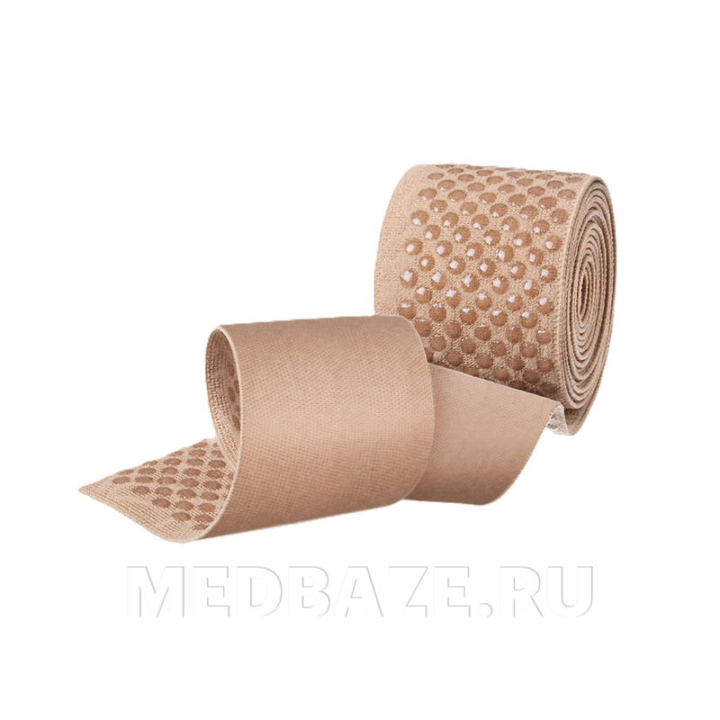 Чулки с простой резинкой на силиконовой основе с открытым носком Idealista ID-310, 2 класс компрессии, Экотен