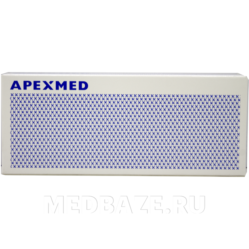 Скальпель Apexmed размер 15C стерильный одноразовый (0602-03-15C), 10 шт/уп