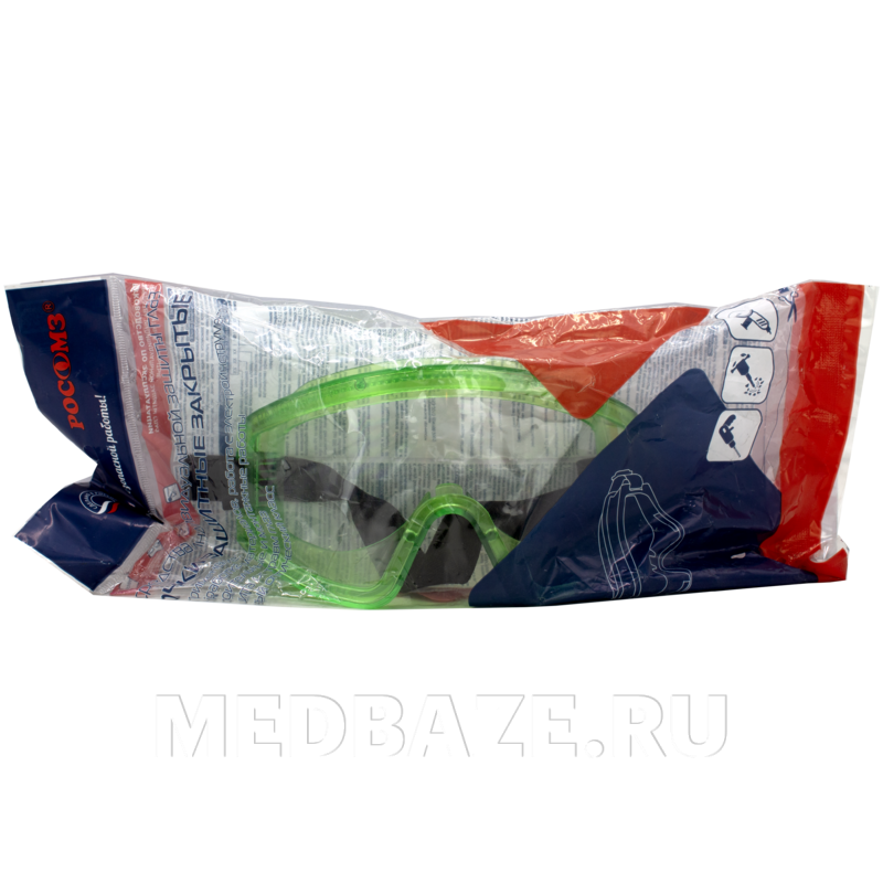 Очки защитные ЗП2 Панорама, закрытые (30211), Росомз