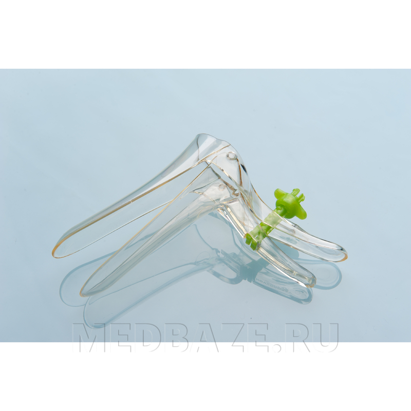 Зеркало гинекологическое с ЦПФ стерильное р-р M, золотое, ДиаКлон, 105 шт/уп