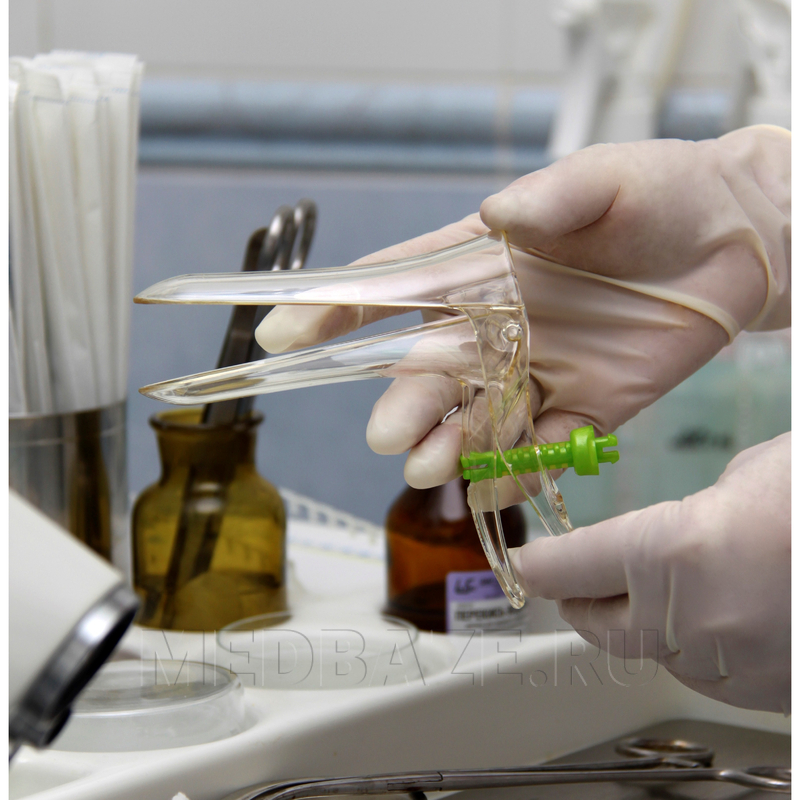 Зеркало гинекологическое с ЦПФ стерильное р-р M, золотое, ДиаКлон, 105 шт/уп