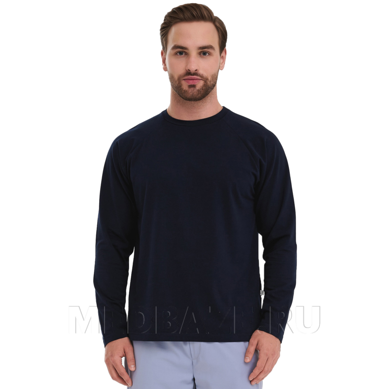 Лонгслив мужской Тезис TZ512, темно-синий