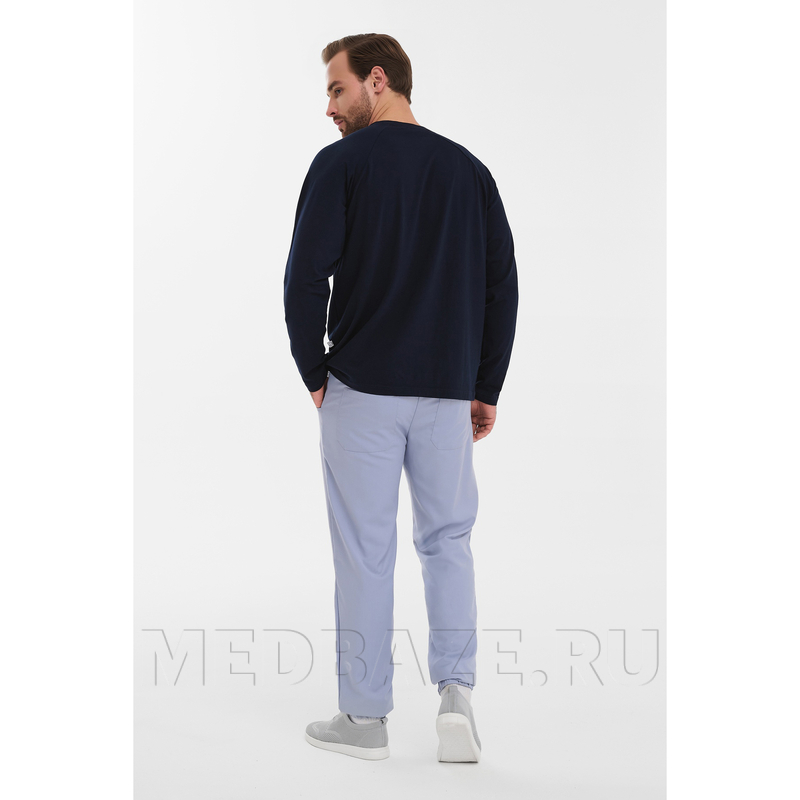 Лонгслив мужской Тезис TZ512, темно-синий