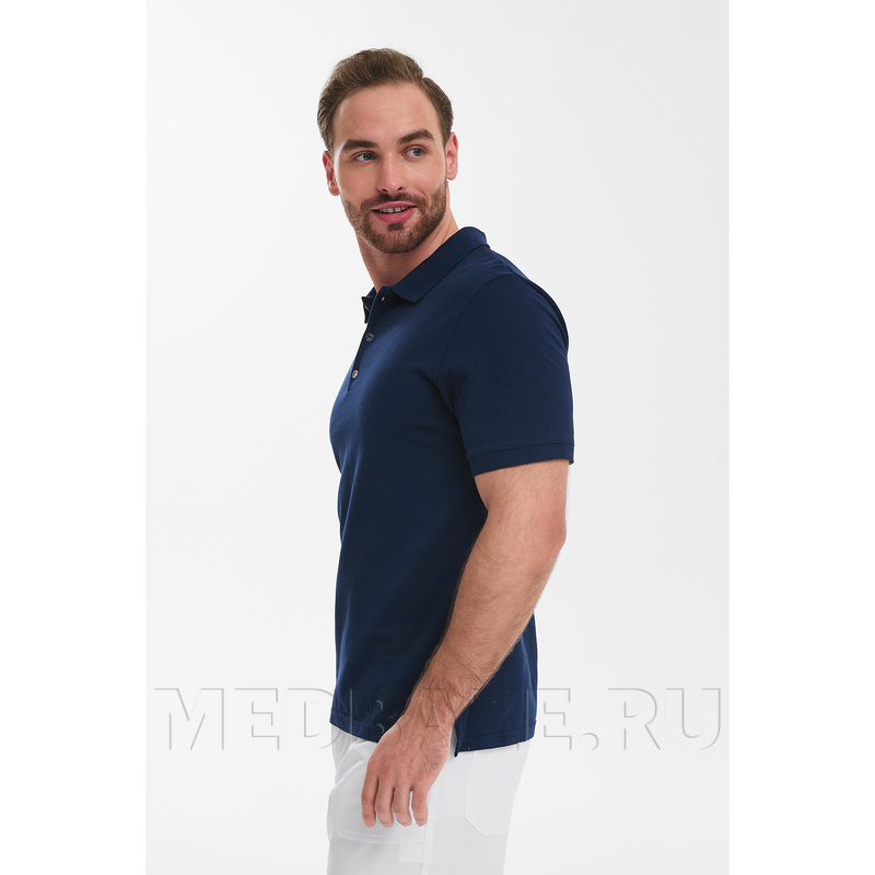 Поло мужское Тезис TZ550, темно-синий