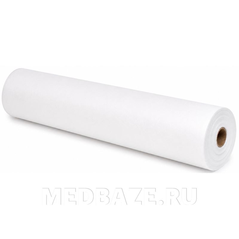 СМС простыни в рулоне, Бюджет, 70*200 см, белый, (604-272), Чистовье, 100 шт/рулон