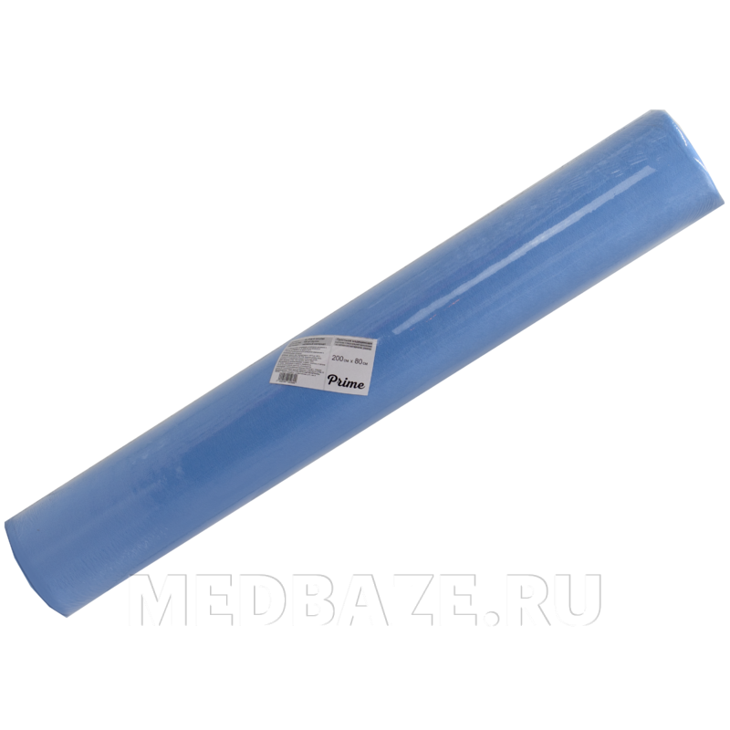 СМС простыни в рулоне, плотность 17 г/м2, 80*200 см, голубой, (EL-P28R), Optima, 100 шт/рулон