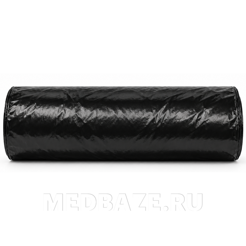 Пакет для мусора, 120 л, 70*110 см, черный, Luscan, арт. 1622054, 50 шт/уп