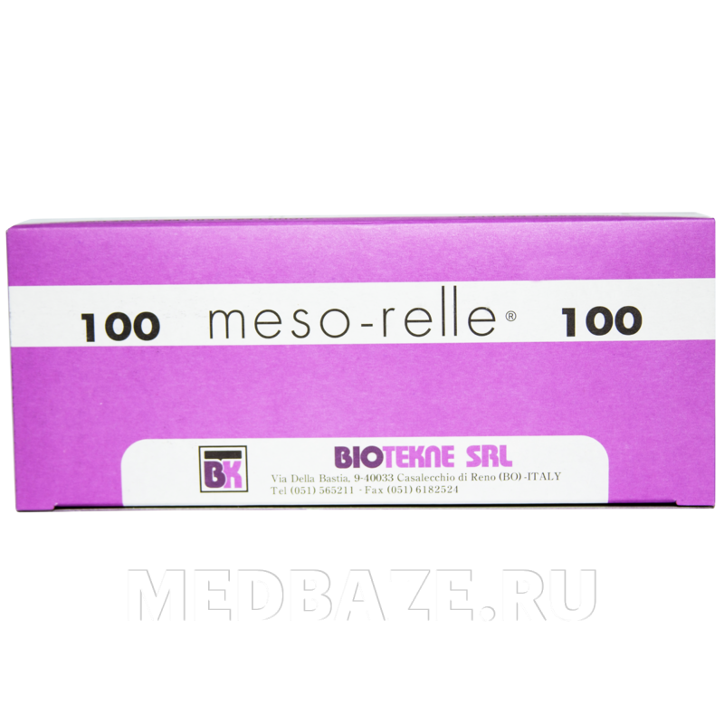 Игла 0.3*4 мм, 30G, Meso-relle, 100 шт/уп