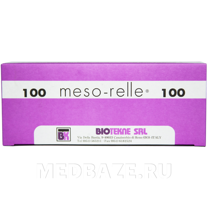 Игла Meso-relle 0.3*6 мм 30G 100 шт/уп