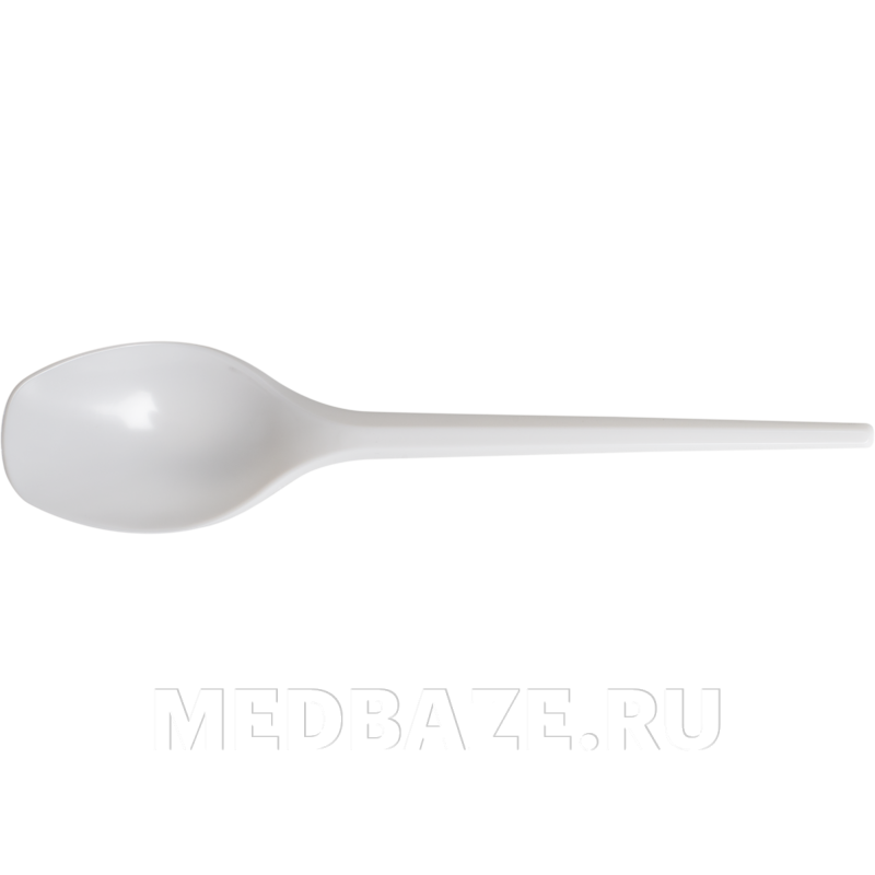 Ложка одноразовая столовая, 17 см, 100 шт/уп