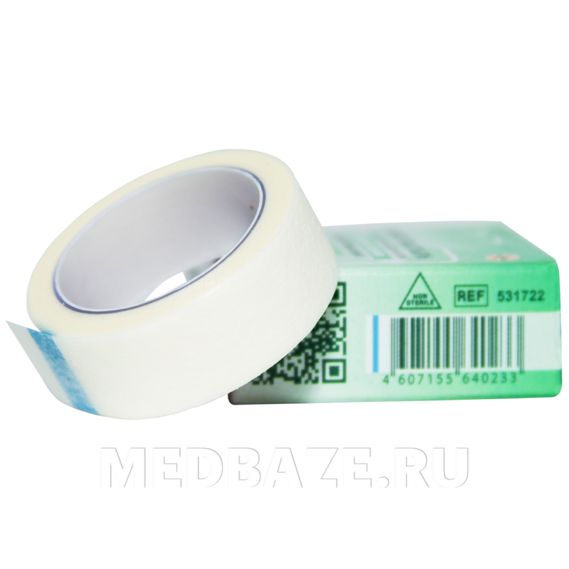 Пластырь бумажный, 1.25 см*5 м, Leiko plaster