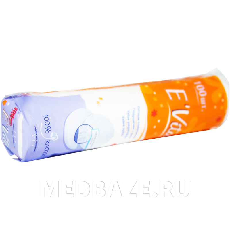 Ватные диски нестерильные, E Vita, 100 шт/уп