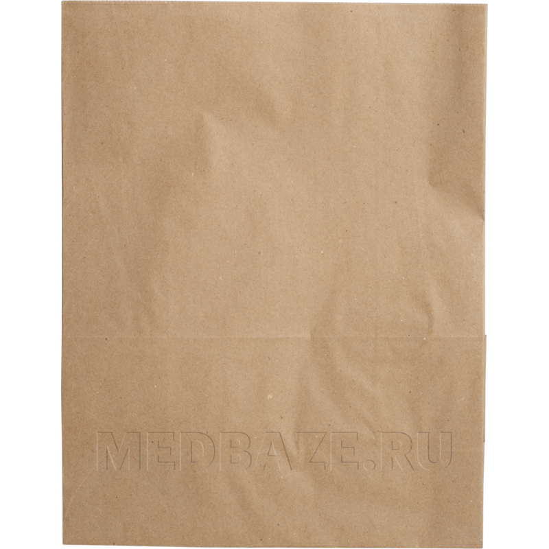 Пакет бумажный 24*12*31 крафт, коричневый