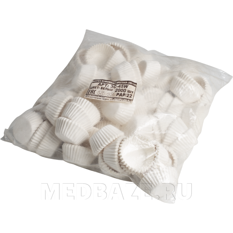 Розетка бумажная 30*18 мм, 2000 шт/уп