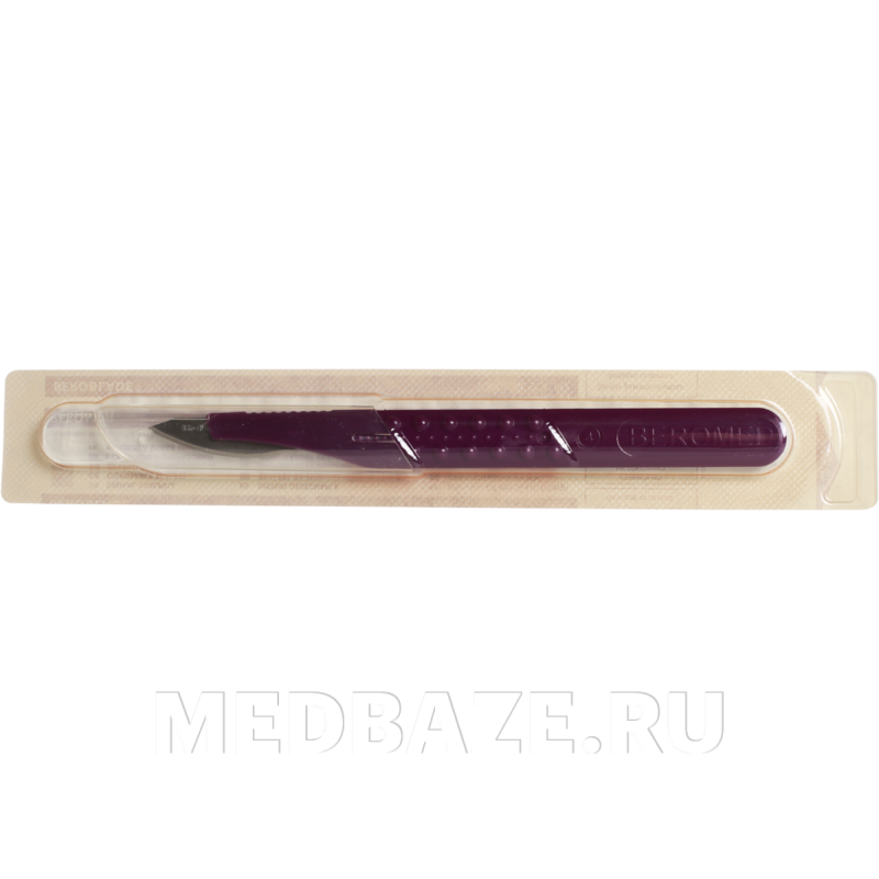 Скальпель Beroblade размер 23 стерильный одноразовый, 10 шт/уп