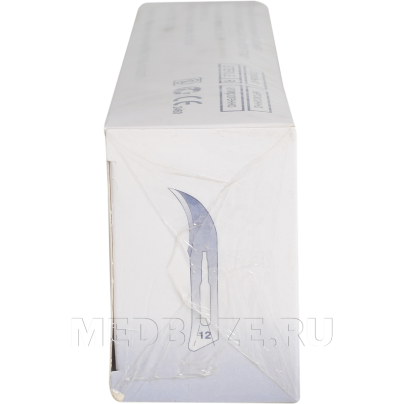 Скальпель Certus размер 12 стерильный одноразовый, 10 шт/уп
