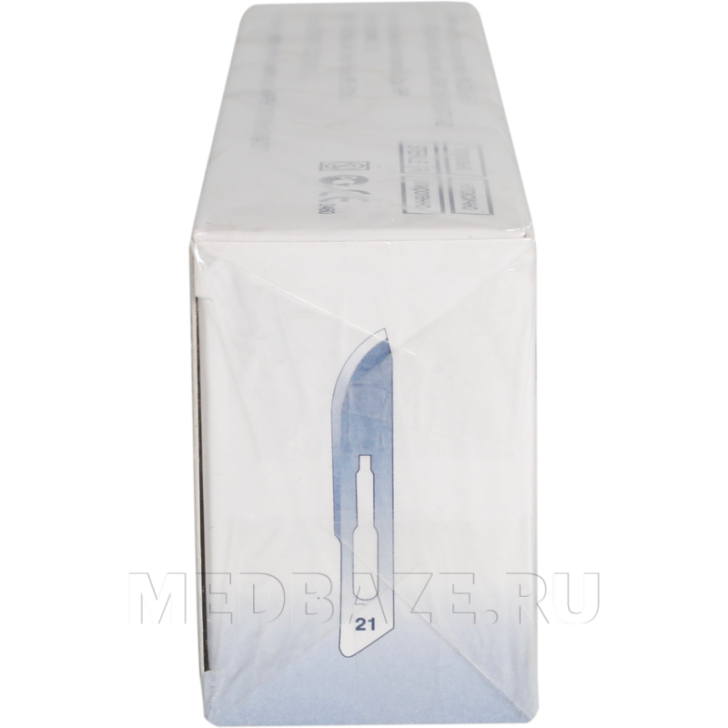 Скальпель Certus размер 21 стерильный одноразовый, 10 шт/уп