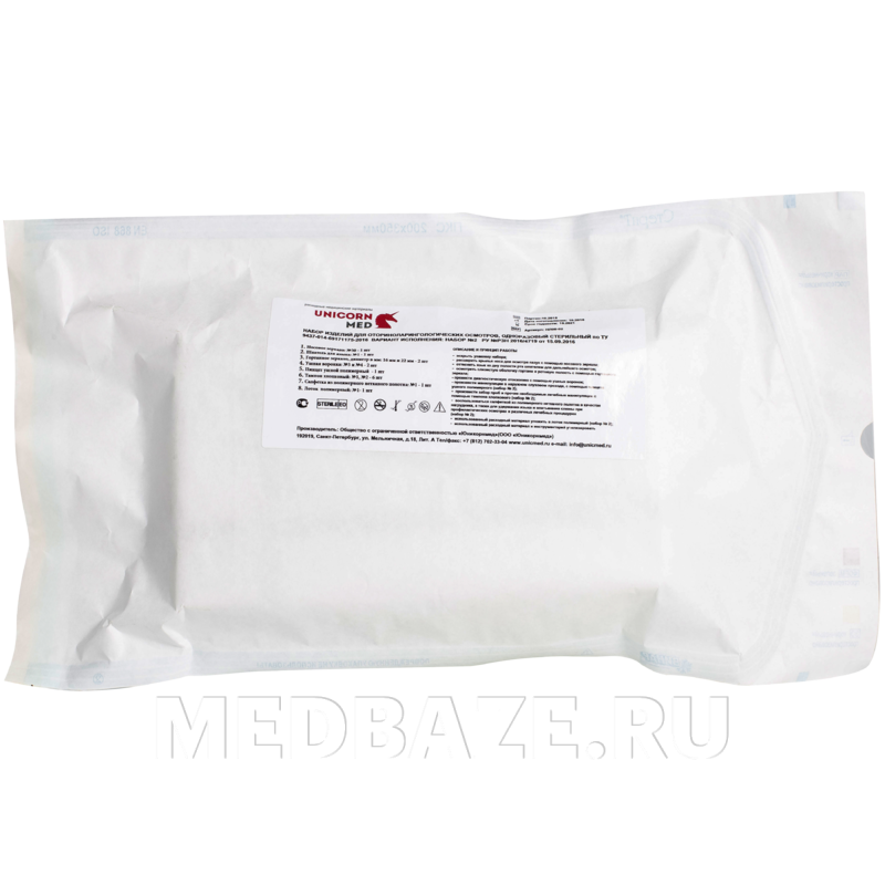 Набор отоларингологический одноразовый №2 с принадлежностями (НЛ00-02), UM