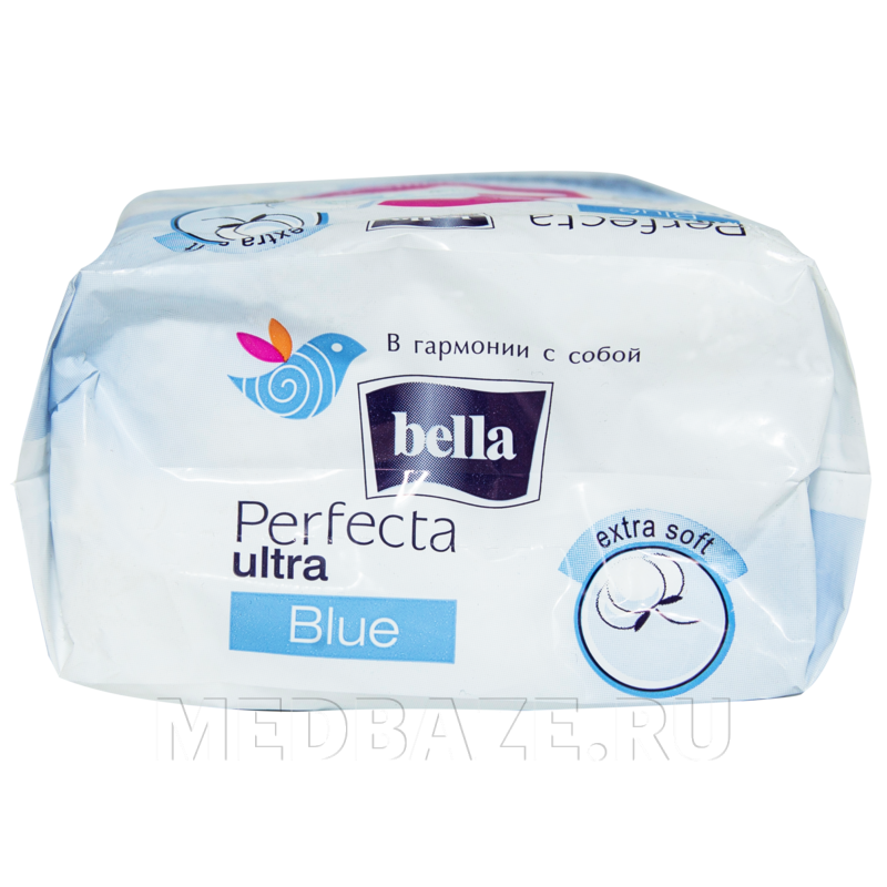 Прокладки гигиенические впитывающие Bella Perfecta Ultra Blue (супертонкие), 10 шт/уп