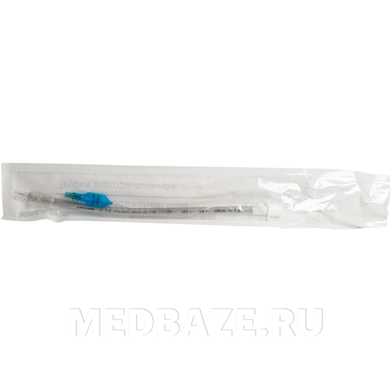 Трубка эндотрахеальная с манжетой, Ø 7.5 мм, Apexmed