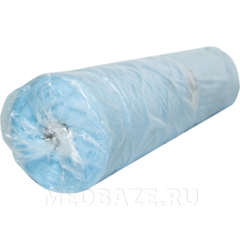 СМС салфетки в рулоне, пл. 20 г/м2, 40*60 см, голубой, Южный ветер, 200 шт/рулон