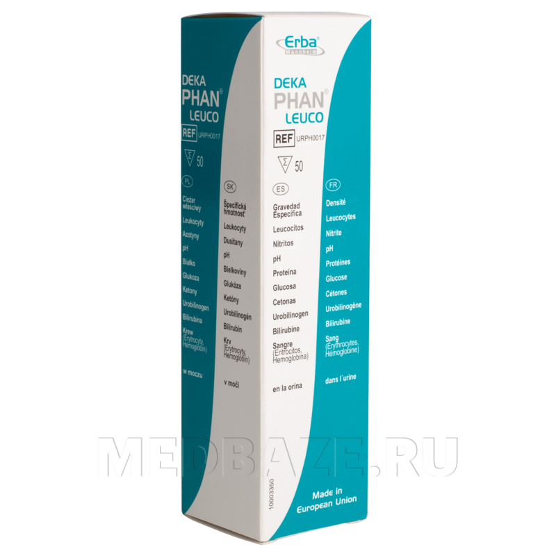 Тест полоски ДекаФАН Лейко, 50 шт/уп
