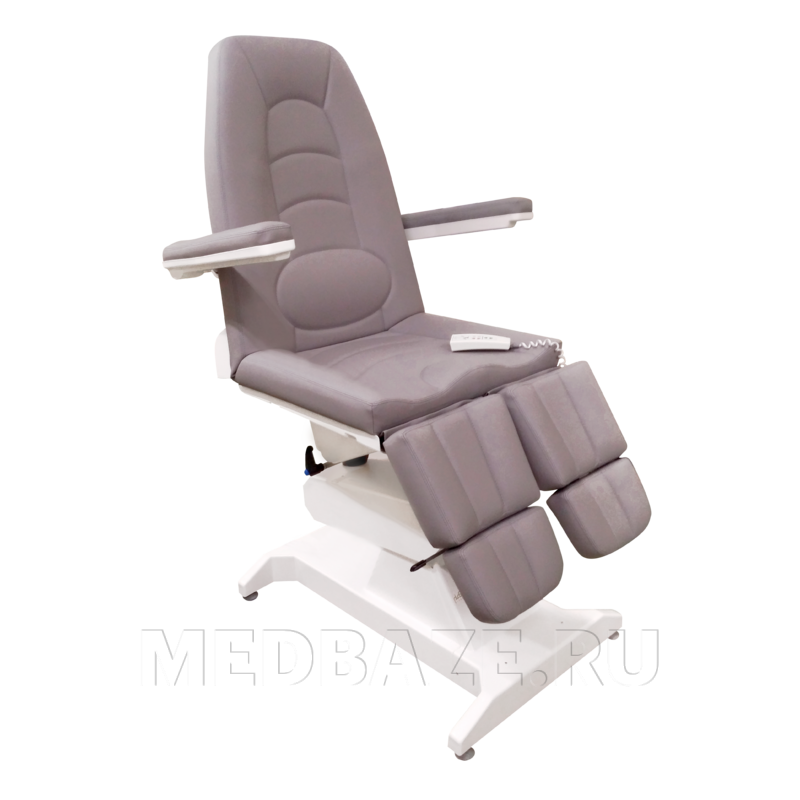 Педикюрное кресло "ФутПрофи-3", 3 электропривода, с проводным пультом дистанционного управления