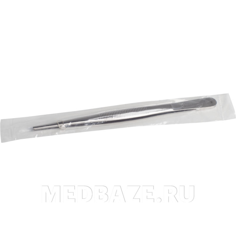 Пинцет многоразовый хирургический 150*2.5 см (П-15-143)