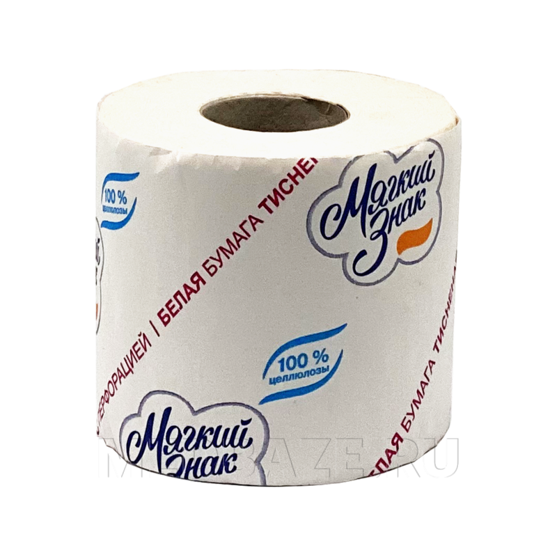 Туалетная бумага в рулонах "Ь", 54 м/рул