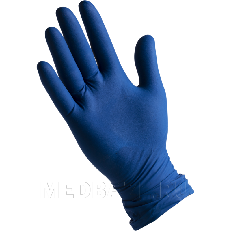 Перчатки латексные высокопрочные Dermagrip High Risk, размер М, 25 пар/уп