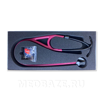 Стетоскоп мед. терапевт., чувствит. мембрана 44 мм, красный, 04-AM404 RD Deluxe, Amrus