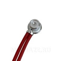 Стетоскоп мед. Раппопорта, 5 вар. комплектации, 2 пары ушных олив, красный, 04-AM602 RD, Amrus
